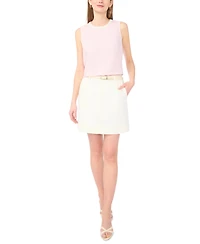 Vince Camuto Women's Sleeveless Crewneck Blouse