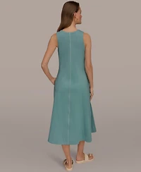 Donna Karan Weekend Women's Crewneck Midi Dress