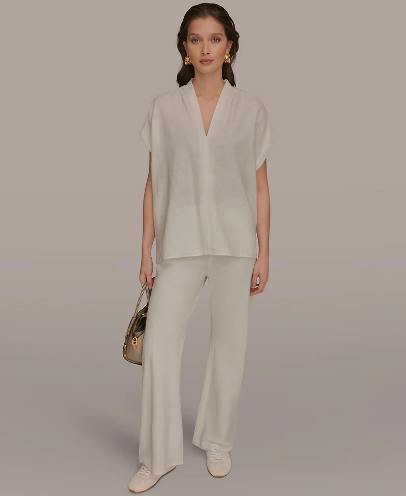 Donna Karan Weekend Women's V-Neck Top