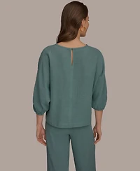 Donna Karan Weekend Women's Boat Neck Blouse