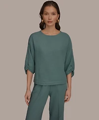 Donna Karan Weekend Women's Boat Neck Blouse