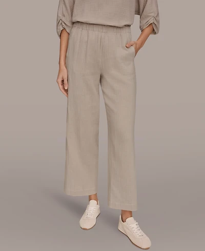 Donna Karan Weekend Women's Mid-Rise Side Seam Pants