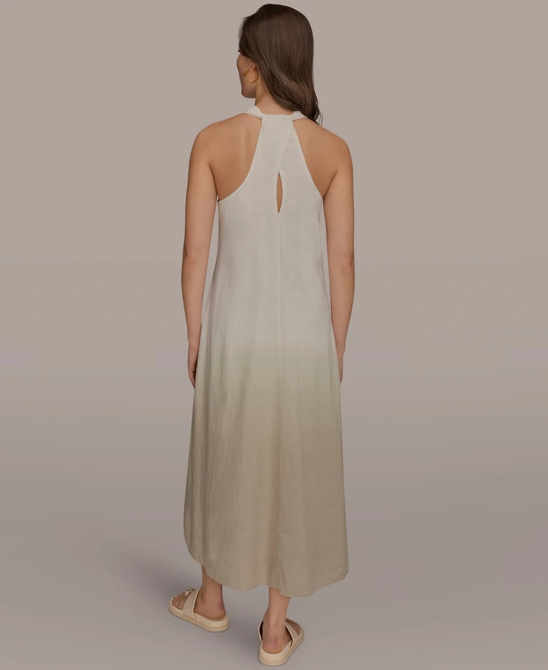 Donna Karan Weekend Women's V-Neck Midi Dress