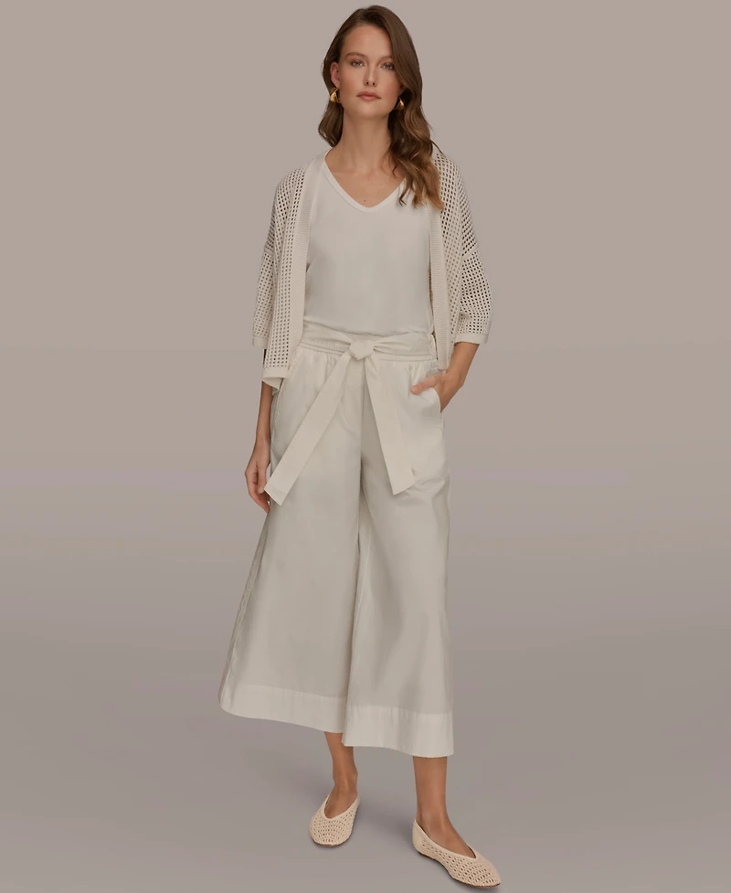 Donna Karan Weekend Women's Mid-Rise Cropped Pants