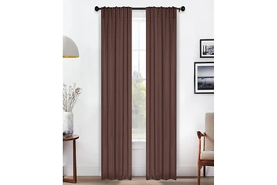 Superior Solid Classic Modern Blackout Curtain Set ,26" x 84" (Set of 2)