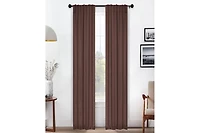 Superior Solid Classic Modern Blackout Curtain Set ,26" x 84" (Set of 2)