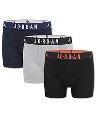 Jordan Boys' 8-18 Essentials Flight Boxer Briefs, 3-Pack