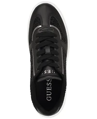 Guess Women's Fhilip Rhinestone Lace-Up Platform Sneakers
