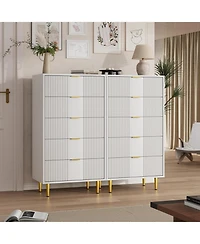 gaomon Fluted Dresser for Bedroom with Drawers