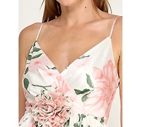 Seni & Cade Junior's Pleated Floral Dress