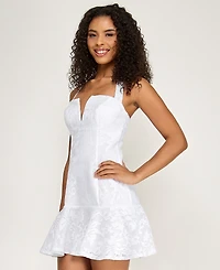 Seni & Cade Junior's Embroidered Ruffle Hem Dress