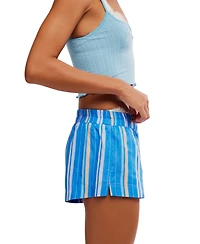 Free People Women's Striped Mini Boxers
