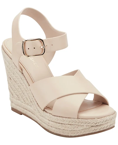 Marc Fisher Women's Herve Espadrille High Wedge Sandals