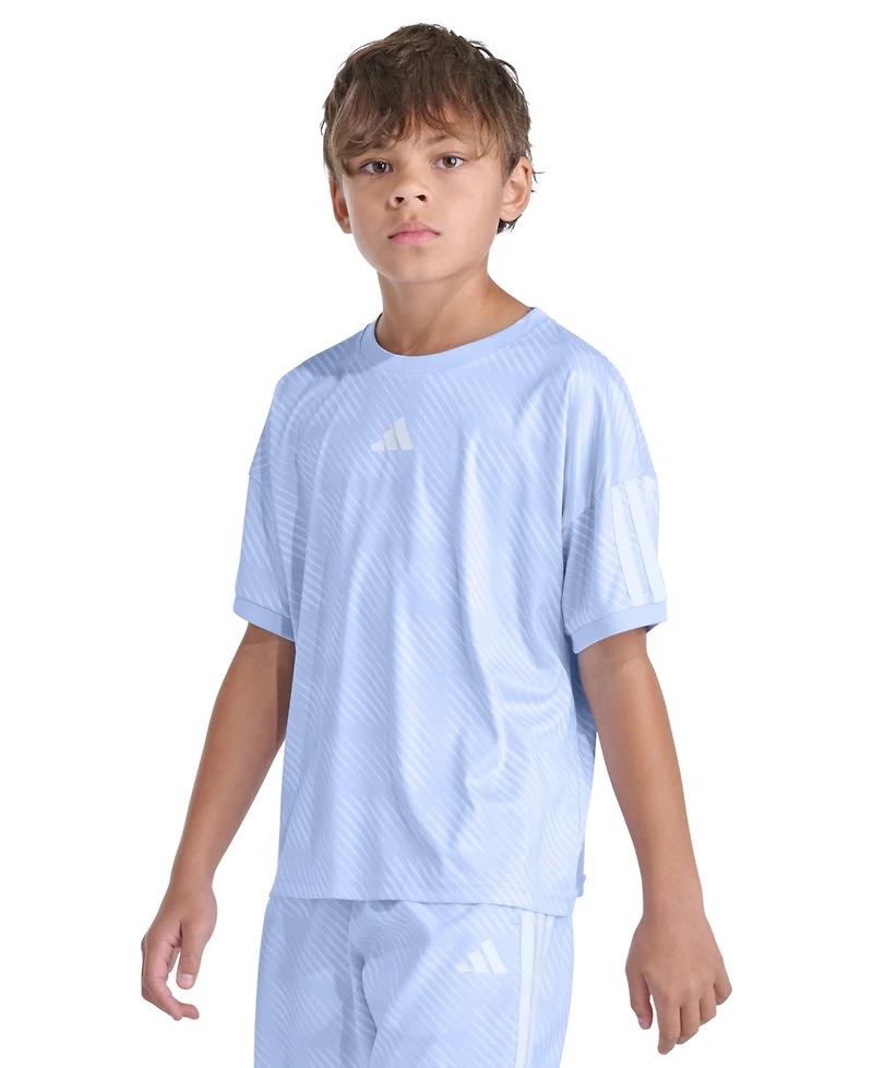 adidas Boys' 8-20 World Soccer Short-Sleeve T-Shirt