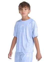 adidas Boys' 8-20 World Soccer Short-Sleeve T-Shirt