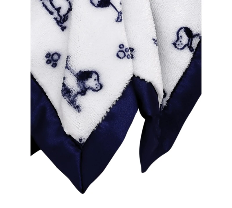 Little Me Baby Boys' Dog Plush Security Blanket