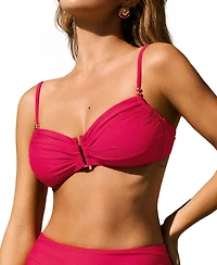 Cupshe Women's Adjustable Straps Square Neck Soft Cup Top