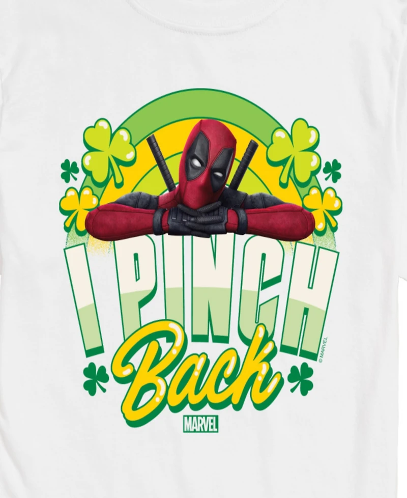 Airwaves Men's Deadpool I Pinch Back Short-Sleeve Graphic T-Shirt