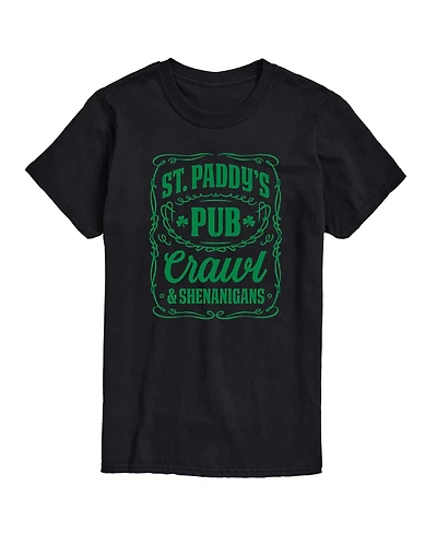 Airwaves Men's Instant Message St. Paddy's Pub Crawl Short-Sleeve Graphic T-Shirt