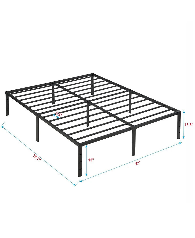 Streamdale Furniture Queen Size Heavy Duty Metal Bed Frame