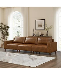 Streamdale Furniture 112" Luxury Pu Leather Sofa
