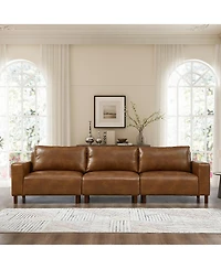 Streamdale Furniture 112" Luxury Pu Leather Sofa