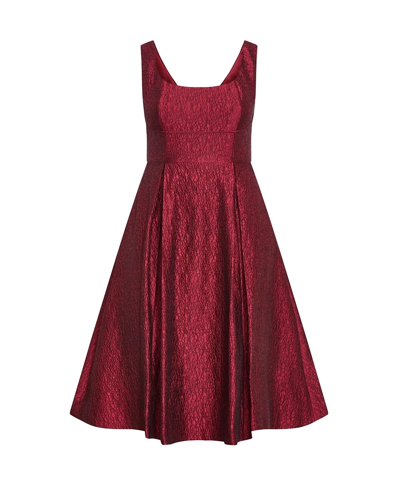 City Chic Women's Estella Floral Midi Dress