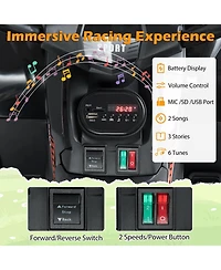 Mecale 24V Electric Ride On Quad with Led Headlights