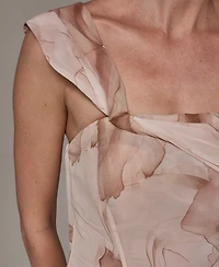 Donna Karan New York Women's One-Shoulder Ball Gown