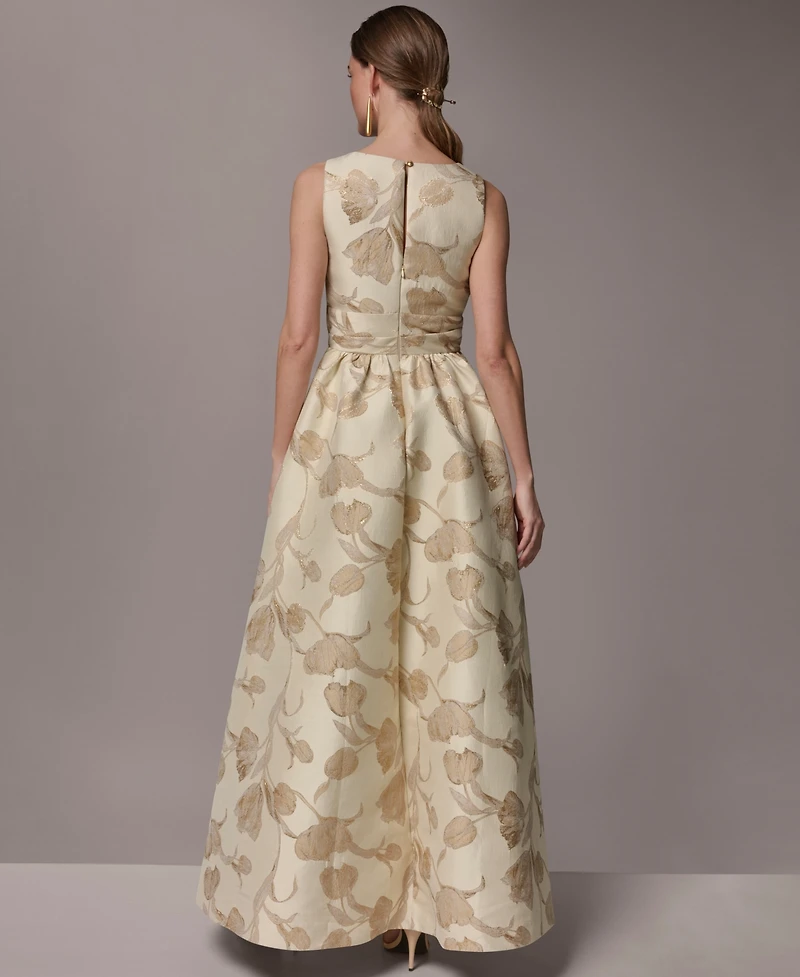 Donna Karan New York Women's V-Neck Ball Gown