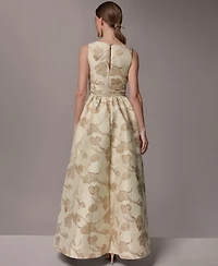 Donna Karan New York Women's V-Neck Ball Gown