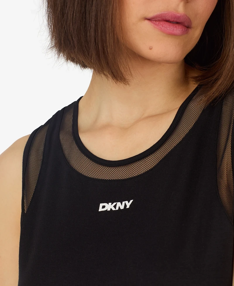Dkny Women's Sleeveless Tank Top and Boxer Shorts, 2-Piece Set