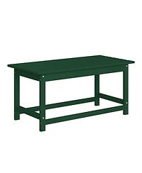 WestinTrends 3-Piece Adirondack Chairs with Cup Holders and Coffee Table Set