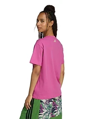 Adidas Women's x Farm Rio Graphic Crewneck T-Shirt