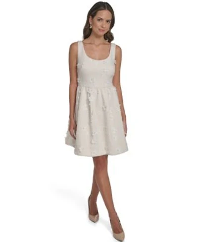 Eliza J Womens Scoop Neck Sleeveless Short Dress