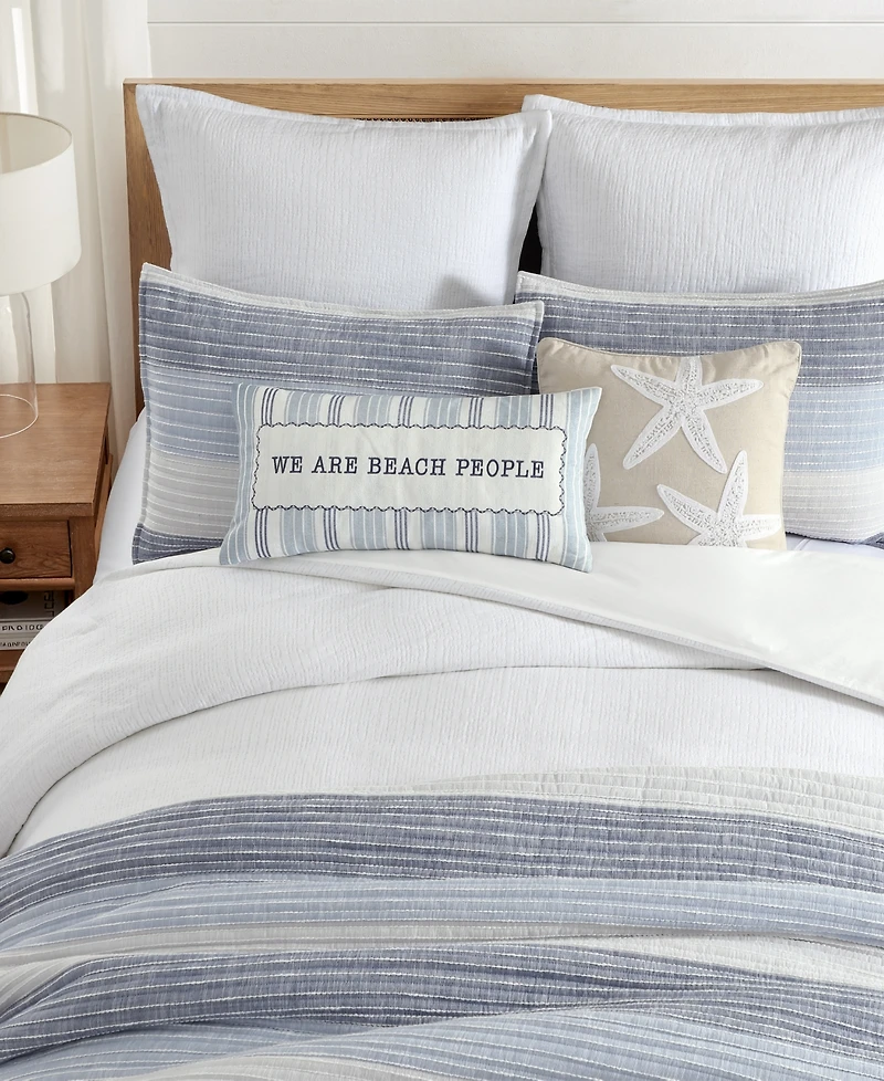 Levtex Home Sand Stripes Textured Quilt