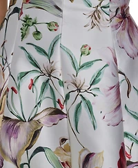 Eliza J Women's Off-The-Shoulder Flare Midi Dress