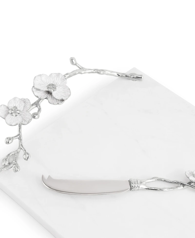 Michael Aram Orchid Cheeseboard and Knife, 2 Piece Set