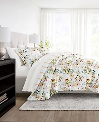 ienjoy Home Bedding Bundle Patterned 7-Piece Comforter Set, California King
