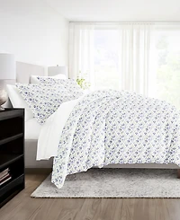 ienjoy Home Bedding Bundle Patterned -Piece Comforter with Duvet Cover Set