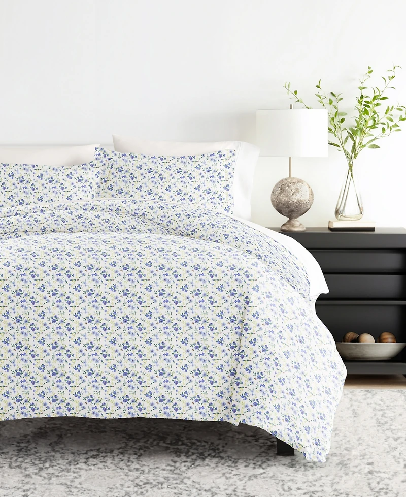 ienjoy Home Bedding Bundle Patterned 6-Piece Comforter with Duvet Cover Set