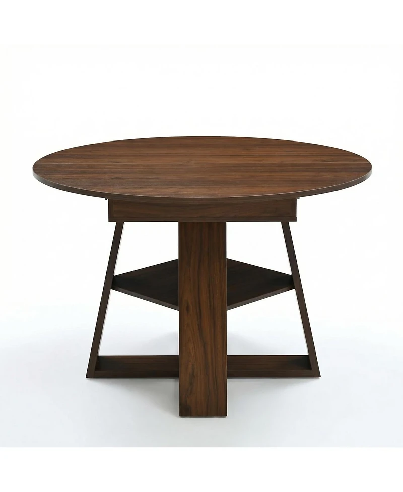 Streamdale Extendable Walnut Dining Table for 4-8