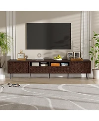 Streamdale Modern Tv Stand for TVs with Storage & Cable Management