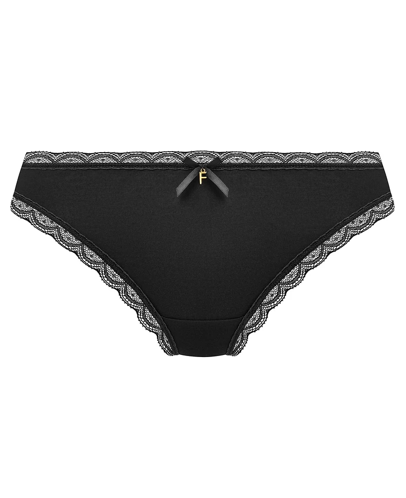 Freya Flirt Pull-On Lace Trim Low-Rise Panty