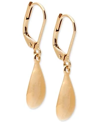 Lauren Ralph 14k Hammered Teardrop Drop Earrings