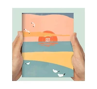 Tf Publishing Paper Goods July 2026 - June 2027 Sunset & Seagulls Medium Monthly Planner