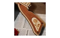 Robotime 3D Wooden Puzzles for Adults 275pcs Submachine Shooter Rubber Bands Wood Crafts Diy Building Model Kits Assembly Puzzle Gifts for Adults