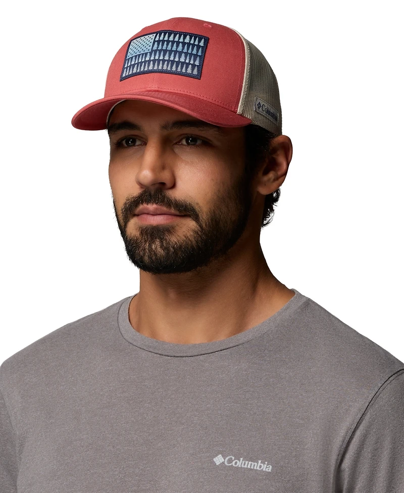Columbia Men's Tree Flag Mesh Snapback Hat