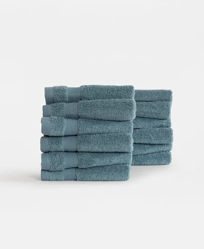 ienjoy Home 12-Pc. Cotton Washcloth Set, 13" x