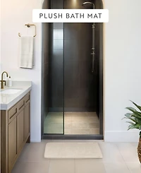 ienjoy Home Plush Absorbent Bath Mat, 24" x 17"